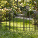 Breeins 5Pcs Outdoor Metal Garden Fences