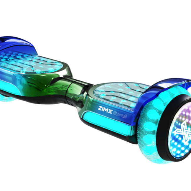 Zimx Hoverboard G11 With LED Wheels - Green Blend