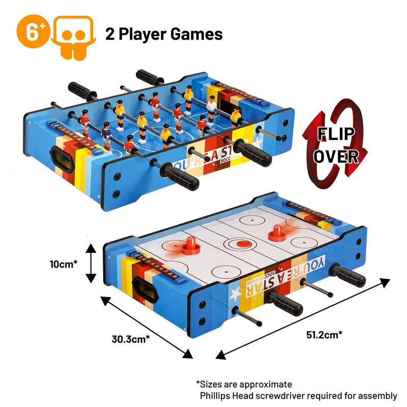 Multi Function Game Table 2 in 1 - Table Football and Hockey