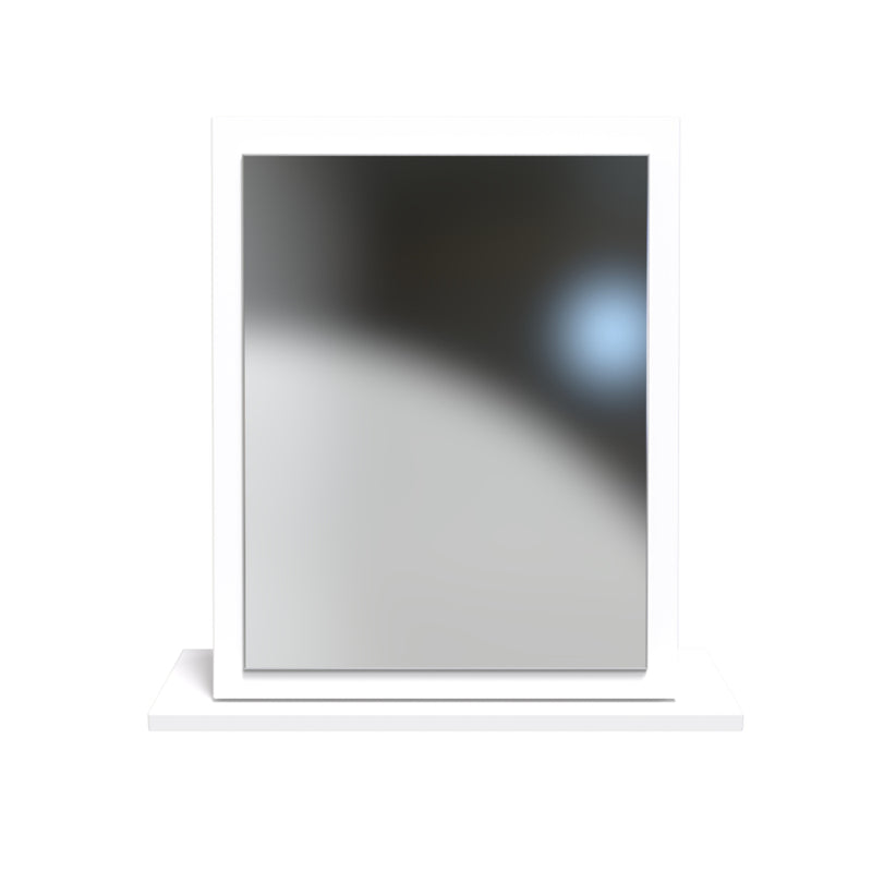 Paris  Dressing Table Mirror  - White Matt