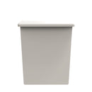 Glitz Ready Assembled Dressing Table Stool  - White Matt