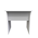 Porto Ready Assembled Dressing Table Stool  - White Matt