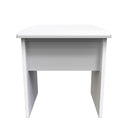 Cairo Ready Assembled Dressing Table Stool  - White