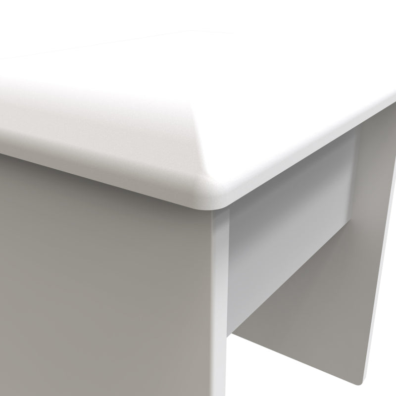 Dakar Ready Assembled Dressing Table Stool  - Signature White