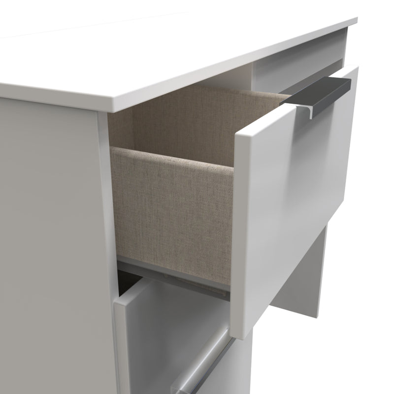 Paris Ready Assembled Dressing Table  - White Matt
