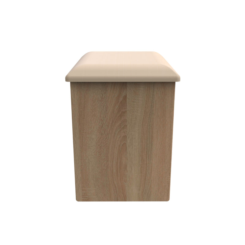 Sofia Ready Assembled Dressing Table Stool  - Bardolino Oak