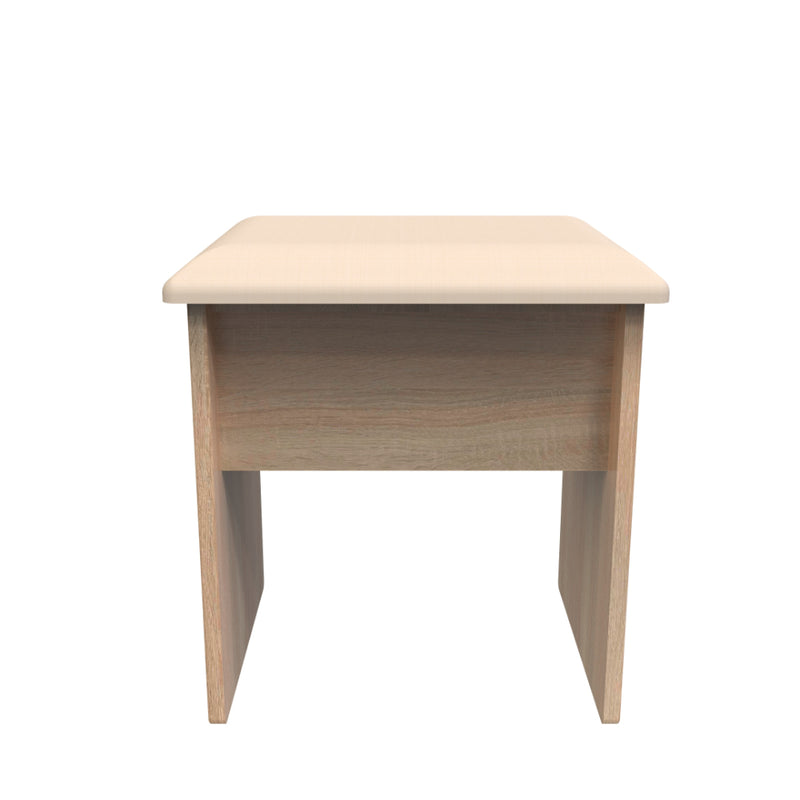 Sofia Ready Assembled Dressing Table Stool  - Bardolino Oak