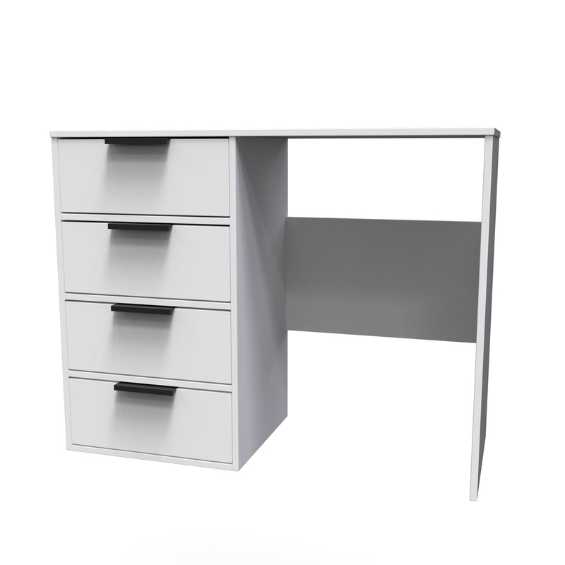 Havana Ready Assembled Dressing Table with 4 Drawers  - White Matt