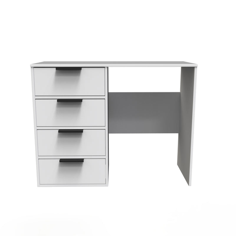 Havana Ready Assembled Dressing Table with 4 Drawers  - White Matt
