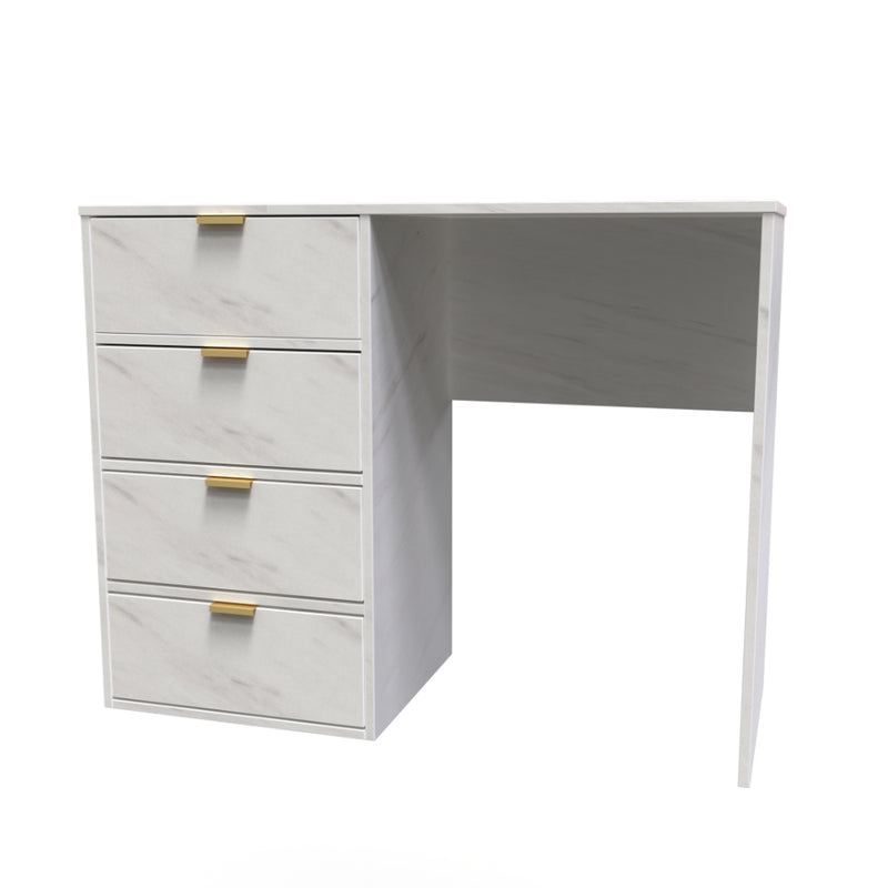 Harare Ready Assembled Dressing Table with 4 Drawers  - Marble