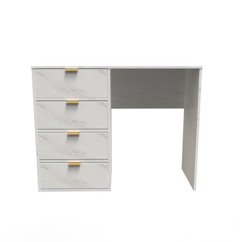 Harare Ready Assembled Dressing Table with 4 Drawers  - Marble