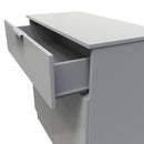 Paris Ready Assembled Sideboard with 1 Drawer & 2 Doors  - Uniform Matt & Dusk Grey