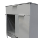 Paris Ready Assembled Sideboard with 1 Drawer & 2 Doors  - Uniform Matt & Dusk Grey