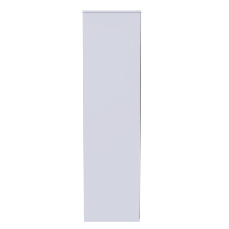 Porto Ready Assembled Wardrobe with 2 Doors  - White Matt