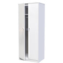 Porto Ready Assembled Wardrobe with 2 Doors  - White Matt
