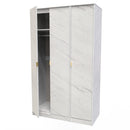 Harare Ready Assembled Wardrobe with 3 Doors  - Marble