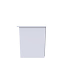 Wellington Ready Assembled TV Unit with 1 Drawer Wide  - White Matt & White