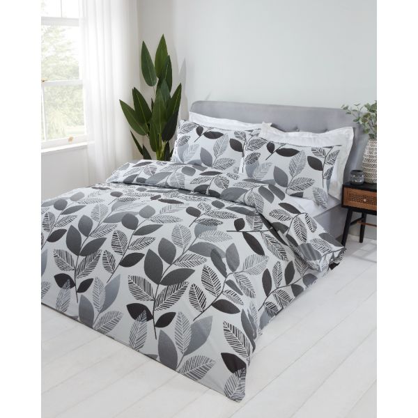 Lewis's Fohla Duvet Set - Grey