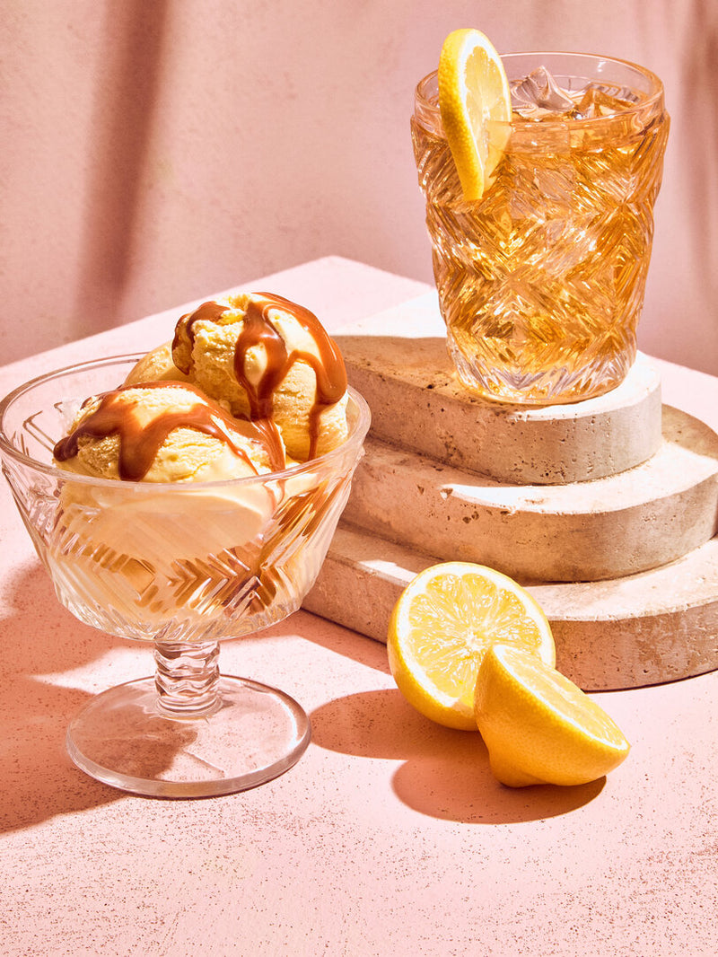 Fleur Set of 4 Glass Dessert Bowls