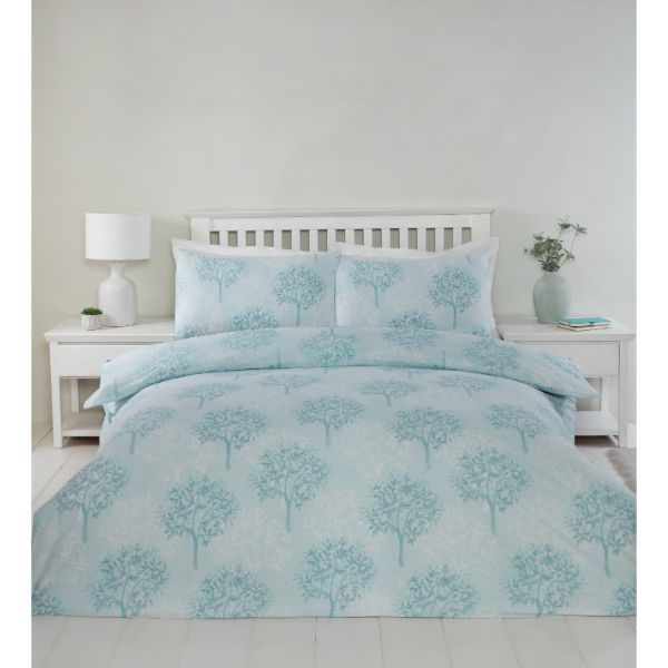 Lewis's Arbe Duvet Set - Duck Egg