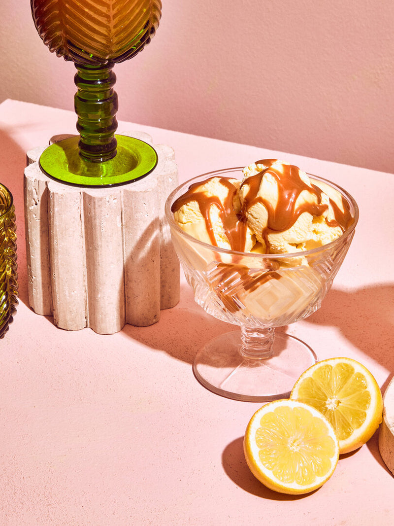 Fleur Set of 4 Glass Dessert Bowls