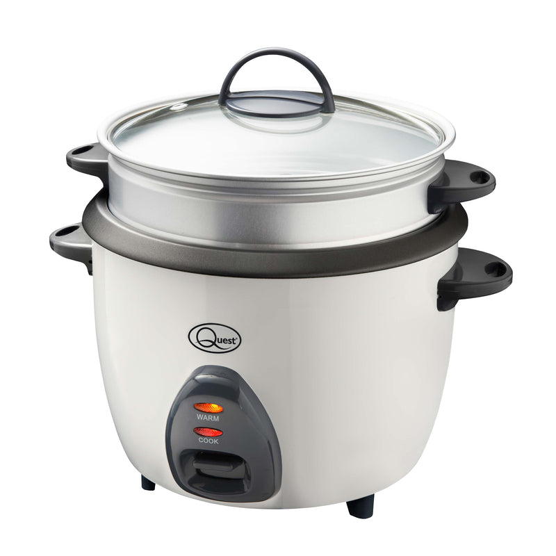 Quest Rice Cooker & Steamer 1.5L - Silver