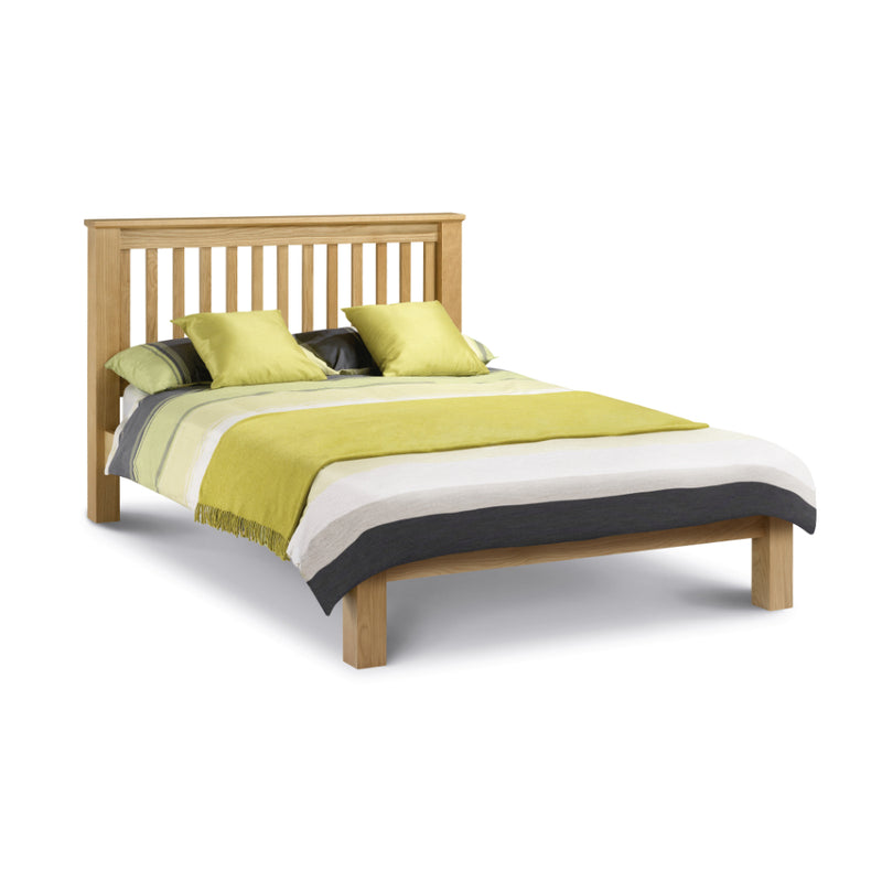 Amsterdam Double Bed 4ft6 1.35m with Low Foot  - Light Oak