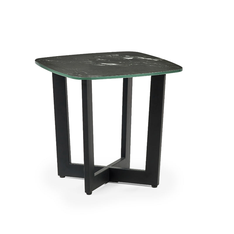 Olympus Lamp Table 45cm - Black Marble