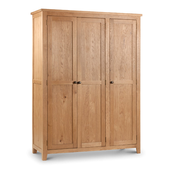 Aria Wardrobe With 3 Doors 1.8m- Oak