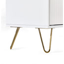 Murano Wardrobe With 2 Doors & 1 Drawers - Matt White