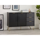 Murano Large Sideboard 1.2m - Matt Black