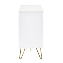 Murano Chest of Drawers with 6 Drawers - Matt White