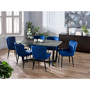 Olympus Dining Table 1.6m - Black Marble