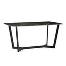 Olympus Dining Table 1.6m - Black Marble