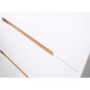 Alicia Chest Of Drawers With 6 Drawers 1.3m - White