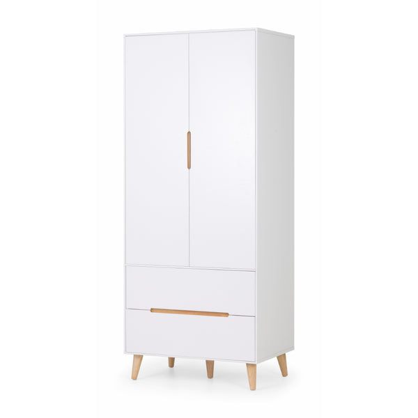 Livia Combination Wardrobe 1.9m - White