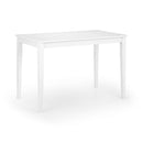 Taku Dining Table 1.1m - Satin White