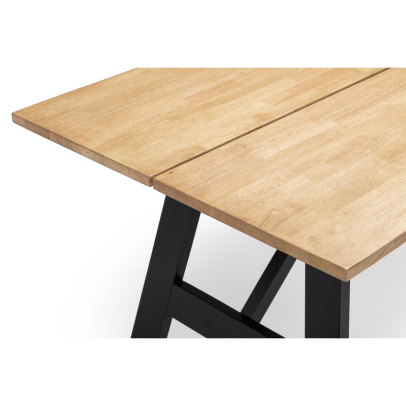 Hockley Dining Table 1.9m - Black/Oak