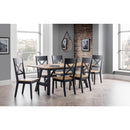 Hockley Dining Chairs Set Of 2- Black/Oak