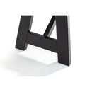 Hockley Dining Bench 1.4m - Black/Oak