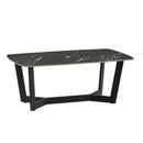 Olympus Coffee Table 1.1m - Black Marble