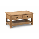 Banff Coffee Table With 2 Drawers 1m - Oak