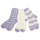 Ladies Design Cosy Socks 3 pack - Lilac