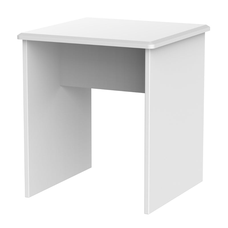 Cairo Ready Assembled Lamp Table  - White