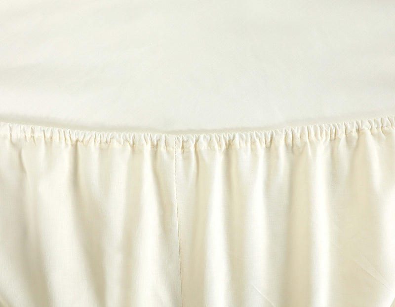 Lewis's Non-Iron Percale Sheet Range - Cream