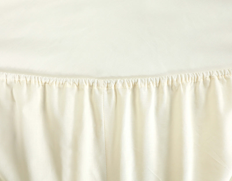 Lewis's Non-Iron Percale Sheet Range - Cream