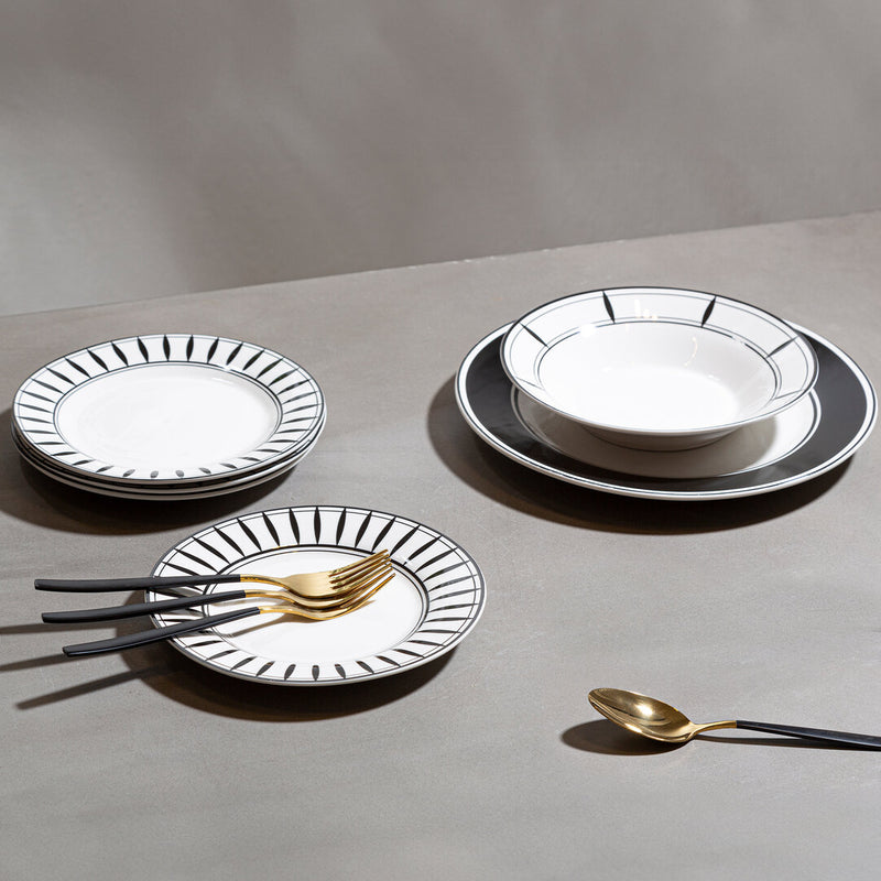 Avie 12 Piece Solar Dinner Set