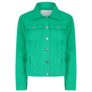 Stretch Twill Coloured Jacket  - Green