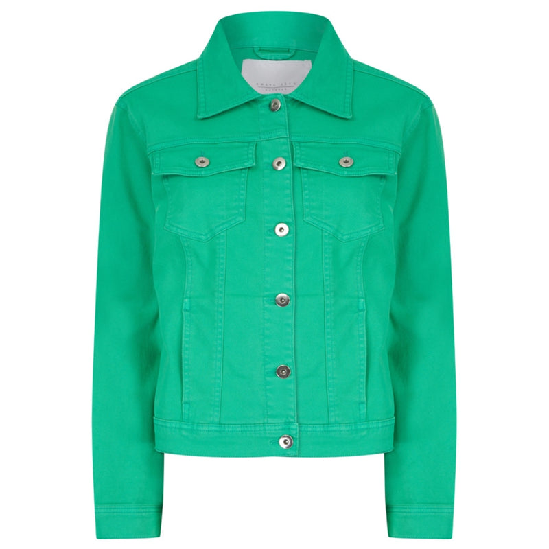 Stretch Twill Coloured Jacket  - Green
