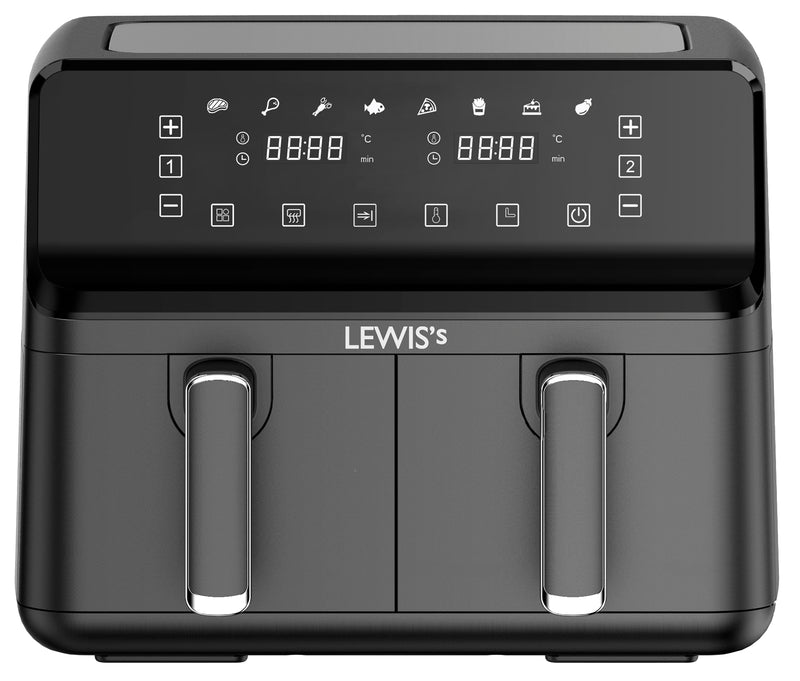 Lewis's Twin Basket Air Fryer 8.4L